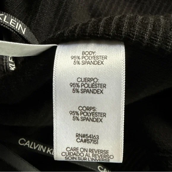 CALVIN KLEIN WOMEN’S MODERN ESSENTIALS Open Jacket Black W/Gold Zippers Sz L NWT - Picture 9 of 12